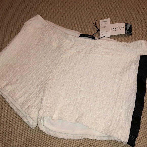 ByLANGLEY Madeline Lace Shorts - Picture 1 of 5